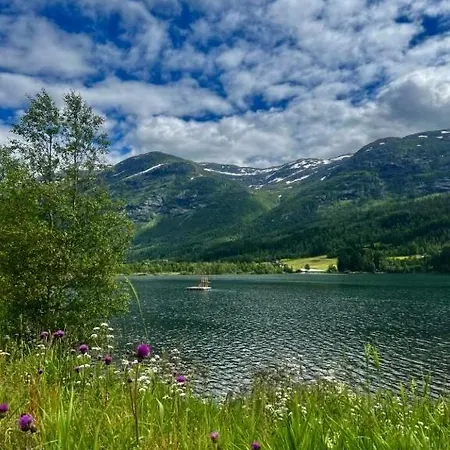 Haukedalen Mountain Panorama River View Ferienhaus Holsen