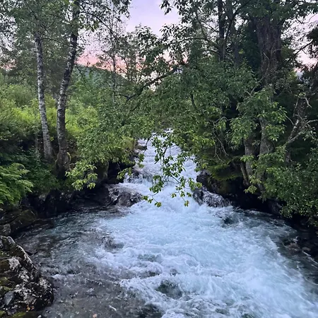 Haukedalen Mountain Panorama River View